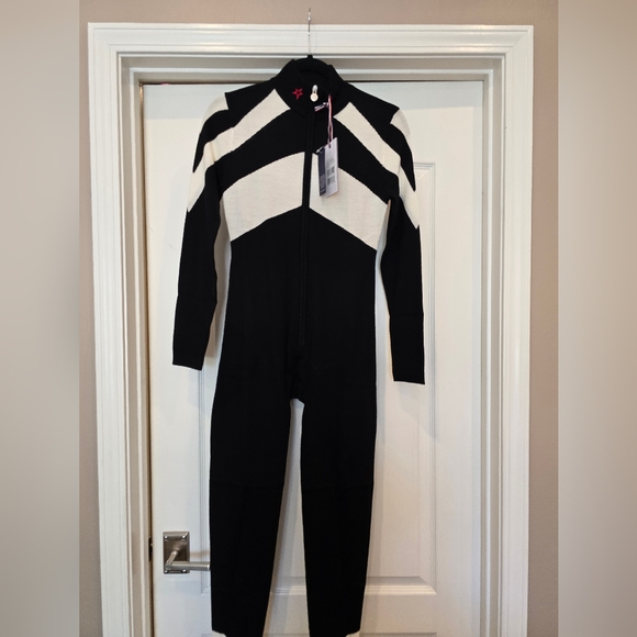 π₯ Perfect Moment Tignes Chevron Suit Ski Perfect Moment Knit Jumpsuit Star - Picture 14 of 16